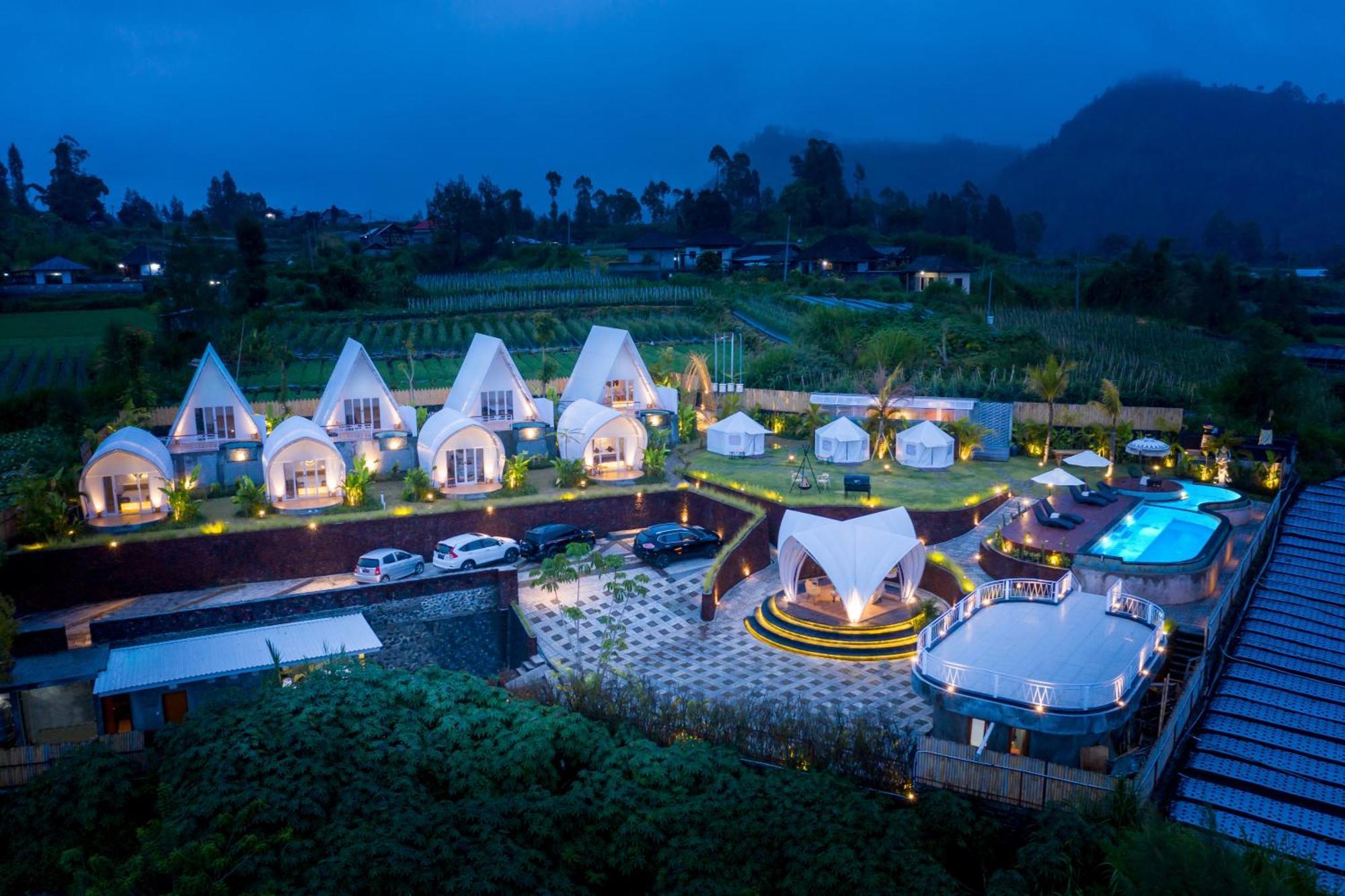 The Dewi Kintamani Luxury Glamping And Natural Hotspring Экстерьер фото