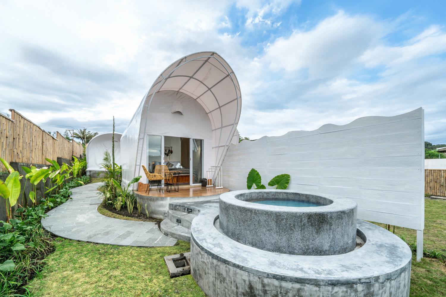 The Dewi Kintamani Luxury Glamping And Natural Hotspring Экстерьер фото