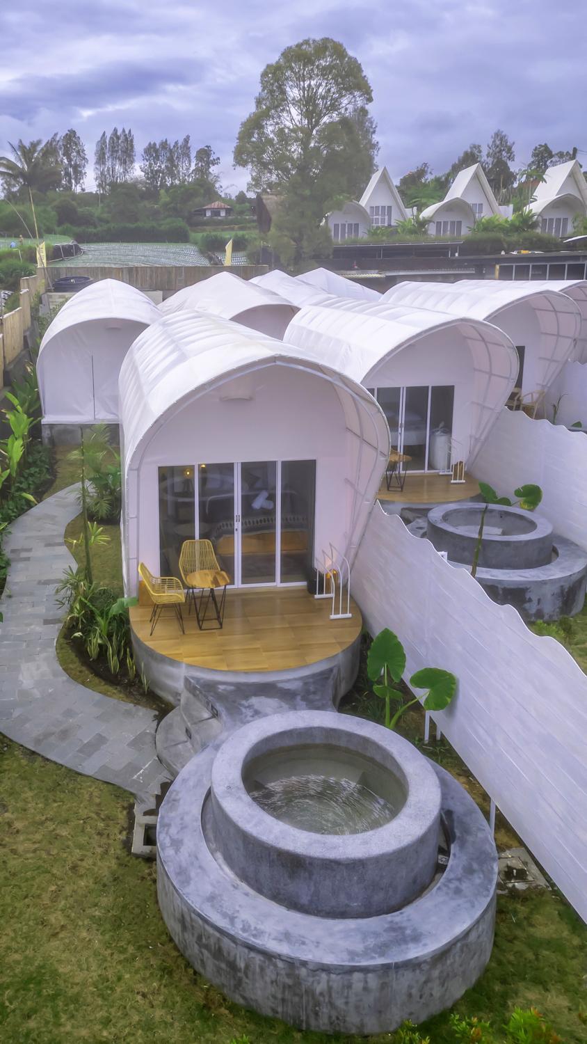The Dewi Kintamani Luxury Glamping And Natural Hotspring Экстерьер фото